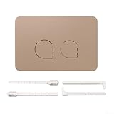 WC Drückerplatte für Geberit Sigma01/10/20/21/30/50/60, UP300 & UP320 Serien Betätigungsplatten, für 2-Mengen-Spültechnik,...