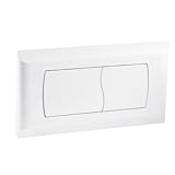 Empyreal Drückerplatte für WC Spülkasten mit Spülhebel-Set und Einbaurahmen, kompatibel mit Geberit Twinline 30 und UP130,...