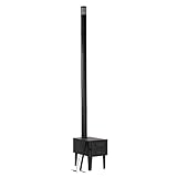 Mil-Tec Zeltofen tragbar (16,5 kg) • Camping Holzofen aus Karbonstahl • Für Zelte, Tipis & Jurten • Mit gr. Brennkammer, 196cm...
