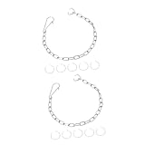 DIYEAH 2 Sätze Teiliges Ersatzkette Für Toilettenablaufventil Kette Für Toilettenspülung Langlebig Und Installieren Für...