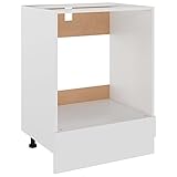 vidaXL Herdumbauschrank Küchenschrank Ofenschrank Backofenschrank Herdschrank Küchenzeile Küchenmöbel Backofen Weiß 60x46x81,5cm...