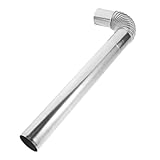 Toyvian Flexibles Edelstahl-schornsteinrohr Bogen Hitzebeständig Installieren Geeignet für Heiz Campingöfen Robustes Langlebiges...