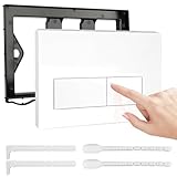 BIZOI WC Drückerplatte, Kompatibel mit Geberit Sigma 01, 20, 30, 50, UP300, UP320 Vorwandelementen, Doppelspülung Spülkasten...