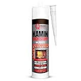 QMAR Hochtemperatur Silikon 1500°C 300 ml – Feuerfester Kamin-Dichtstoff für Ofen, Schornstein & Heizkessel – hitzebeständig,...