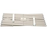 DECORNIJIA Ausziehbare Handtuchhalterstange aus Stahl Platzsparendes Wandregal für Badezimmer Faltbare Kleiderstange Belastbares...