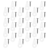 SEWOART 120 Stück Glasmontageklammern Glashalter-Clips für Schränke Schrankklammern zum Halten von Glas glastüren clip...