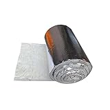 Jonoisax Keramikfaser-Decke, Aluminiumsilikat, hohe Temperatur-Isolierung, Faser, feuerfest, für Holzöfen, Kamine, Nadelkessel,10MM