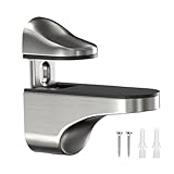 Regalhalterung: Halterung für Wandregale, Glas für Wandregale, Halterungen für Glasregale, verstellbare Klemmträger für Regale,...