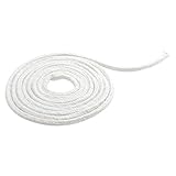Ofen Dichtung 6mm x 3m Keramikfaser – Hochtemperatur Dichtband bis 1000°C, Zuschneidbar Türdichtung für Backofen Reparatur –...