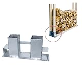 TrendLine Kaminholzstapelhilfe Holzstapelhalter Brennholzregal Stapelhilfe