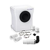 Aquamatix Cubo 400W Hebeanlage 110L/min Abwasserpumpe mit Kohlefilter 3 Eingänge für Toiletten, Waschbecken und Badewannen, 8m...