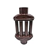 UZMAN Abgaswärmetauscher 120mm / 130mm Warmlufttauscher 6 Rohre, Kaminrohr, Rauchrohr, Rauchgaskühler, Abgasrohr, Ofenrohr...