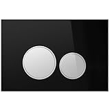 MYLAVABO Drückerplatte WC Betätigungsplatte passend für Geberit Sigma Vorwandelement für Geberit Spülkasten Sigma UP300, UP320,...