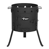 BBQ-Toro Kazan Ofen Ø 35 cm | Gulaschkessel, Feuerkessel, Outdoor Ofen, Untersetzer | Feuer-Ofen, Eintopfofen, Feuerstelle,...