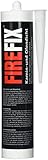 FIREFIX 1790 Kamin- und Ofendicht (Kartusche) 310 ml, hitzebeständig bis 1.000 °C