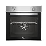 Beko BBIE12000X b100 Einbaubackofen, 66 l Volumen des Garraums, Multifunktionsofen mit 5 Heizarten, AeroPerfect, SteamShine+ Reinigung,...