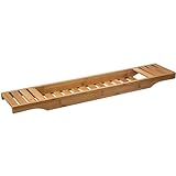 Badewannenablage 70x15 cm bambus - Tablett für Bambusbadewanne, Maße L. 70 x l. 15 x 4,5 cm - 5 five simply smart