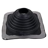 SILISTO EPDM Rohrmanschette - Rohrdurchmesser 102-209 mm - Dachdurchführung, Mauerdurchführung, Rohrabdeckung, Gummimuffe für Rohre...