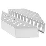 LSNNMU 2 Stück Holzkohlekörbe, Stahl, Holzkohlekorbhalter, Grill, Grillkohlehalter, 38,5 x 11 7, cm, robuste Holzkohle