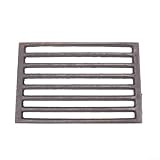 CNANRNANC Quadratischer Gusseisen-Feuerrost für HARK Kamin, Ersatzteil mit verbesserter Luftzirkulation und stabiler Brennholzstütze...