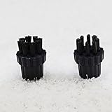 Lapiglo Nylon-Bürstenkopf für Ersatzteile, Kunststoff-Reinigungszubehör, Zuhause, Küche, Backofen, Grill, 5 Stück (2 Stück)