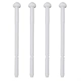 4 Stück für Twinline Betätigungsstange Druckstab Set für Spülplatte 240.074.00.1 Toilettenspülung Ersatzteile Spülkasten...