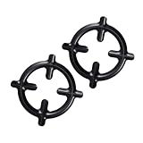 Toyvian 2 Stück Gasherd Topfständer aus Eisen Rutschfeste Kaffeekesselhalterung Universelle Herdhalterung für Kleinere Töpfe und...