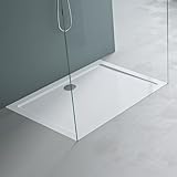 Mai & Mai Duschwanne 75x100x4cm Duschtasse aus hochwertigem Acryl Faro in weiß, Form: Rechteckig