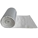 Feuerfeste Decke aus Keramikfaser, 2 mm dick, hochtemperaturbeständig bis 1260 °C, Klasse A1, nicht brennbares Isoliertuch für...