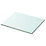 yorten Ersatzteile Glasregal Glasboden Wandregal aus Gehärtetes Glas Badregal Klarglas Transparent Tragfähigkeit 15 kg (20 x 25 cm)