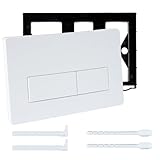 Drückerplatte WC Betätigungsplatte Spülkasten Ersatzteile Kompatibel Mit Geberit Sigma01, 20, 30, 50, UP300 & 320 Betätigungsplatte...