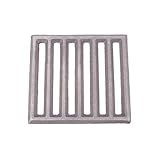 NEIQIUWING Quadratischer Kaminrost aus Gusseisen, Ersatzteile für Kamine, Kaminrost aus Gusseisen für Hark