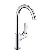 hansgrohe Wasserhahn Logis E (Armatur mit Auslauf Höhe 210mm und Schwenkauslauf, ohne Ablaufgarnitur) Chrom