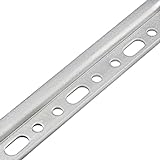 Gedotec Wand-Leiste Stahl Montageschiene Küche Wand-Schiene Oberschrank | Länge 2000 mm | Stahl verzinkt | Schrank-Aufhänger...