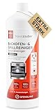 hauszauber - Backofenreiniger [EXTRA STARK] 1000 ml Grillreiniger Gelpaste - Löst starke Verkrustungen, Eingebranntes, Fettlöser -...