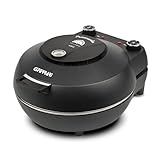 G3 Ferrari G10199 Pizzaofen 'Pummarola', bis zu 420 °C, 1200W, feuerfeste Steinplatte, Kühle Außenwände, Edelstahl-Palette,...