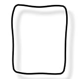 DL-pro Türdichtung rundum 4Haken für Beko 255440101 Dichtung OIF 21100 Backofendichtung Gummidichtung Backofentürdichtung für...