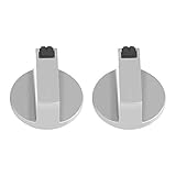 2Pcs 6mm Zinklegierung Home Küche Gasherd Knöpfe Herd Ofen Kochfeld Metallschalter Steuergerät Oberfläche Ersatzteil für Herd Ofen...