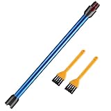 Elalove Ersatz Aluminium Verlängerungsrohr für V11 V10 V15 V8 V7 Staubsauger – 73 CM Schnellmontage-Rohr mit 2-in-1-Bürsten...