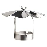 GKSNCJSMF Edelstahl-Schornsteinabdeckung Regenabdeckung Umbrella Haube für Holzofen Rohr Schutz 3 Größen verfügbar (60mm)