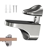 Hogvinnatil Halterungen für Wandregale, verstellbare Klemmen zur Wandmontage, für Glasregale, Clip-Ersatzteile für Acryl- und...