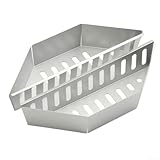 Beatanug 2 Stück Holzkohlekorb für Grill, verzinktes Grillwerkzeug-Zubehör, verzinkter Kohlekorb für Kochen im Freien, Grillen und...