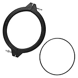 Spannring Sandfilteranlage Pool,2 Stück 180mm Spannring Sandfilter & Dichtungsring Poolpumpe,Sandfilter Filterspannring Dichtung...