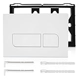 WC Drückerplatte Kompatibel mit Geberit Sigma 01 20 21 30 40 50 UP300/320, Doppelspülung Betätigungsplatten WC Eckig Spülkasten...