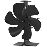 weareok Ofenventilator Kamin Ventilator Kaminventilator Kaminbesteck Lüfter für Kaminofen Holzofen Pelletofen ohne strom Leiser...