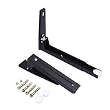 Uqezagpa Wandmontierter Küchen-Organizer, erweiterbares Ofenregal, Wandmontage, Mikrowellenregal, Edelstahlhalterung für...