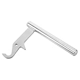 MALUGOGO Hitzebeständiger Kamin Türgriff Ersatzteil Metallgriff für Holzofen und Kohleherd Ofentür Griffbeschlag Kompatibel mit...