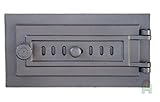 Sellon24® Massiv Revisionofentür 398x203 Backofentür Holzofentür Ofentür aus Gusseisen H1609