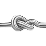 neverest® Semiflex 100 mm Alu Flexrohr 3m Länge Abluftschlauch Klimaanlage, Trockner, Ofen Hitze- & Korrusionsbeständig