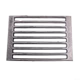 Yuanpgky Kaminrost 26,5 x 16 cm Kamin Tischrost Ascherost Ofenrost Kamin Ersatzteile Gusseisenrost Grill Kamin quadratischer Eckrost...